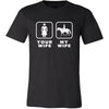 Horse Riding - Your wife My wife - Father's Day Hobby Shirt-T-shirt-Teelime | shirts-hoodies-mugs