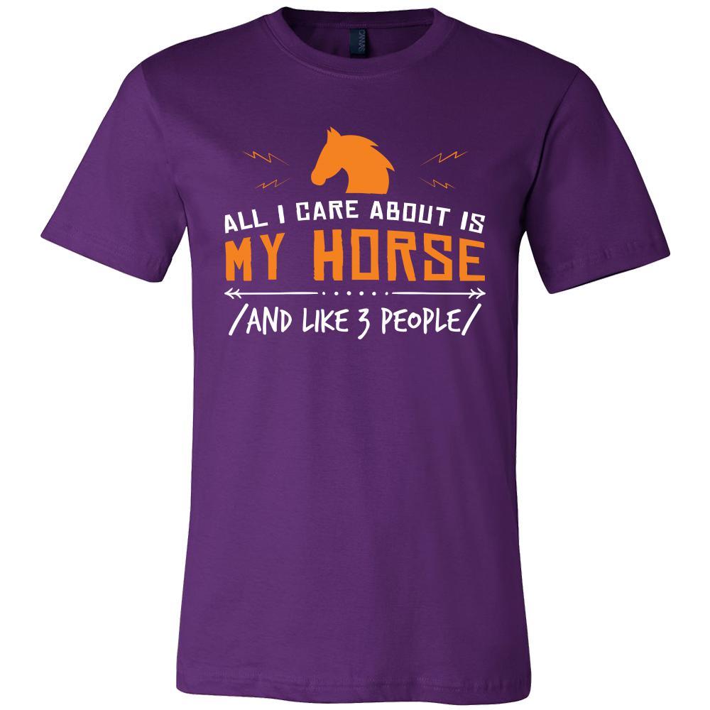 Horse Shirt - My Racing T-shirt - Animal Lover Gift-T-shirt-Teelime | shirts-hoodies-mugs