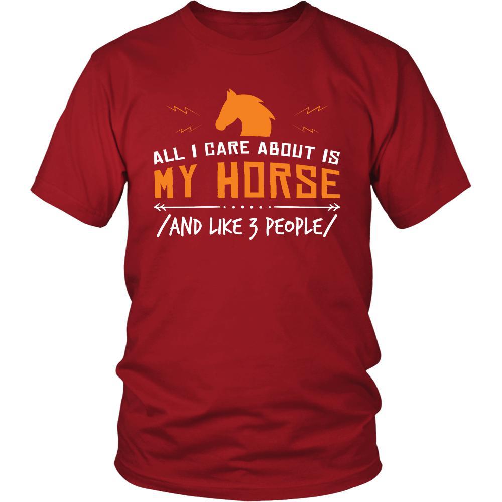 Horse Shirt - My Racing T-shirt - Animal Lover Gift-T-shirt-Teelime | shirts-hoodies-mugs