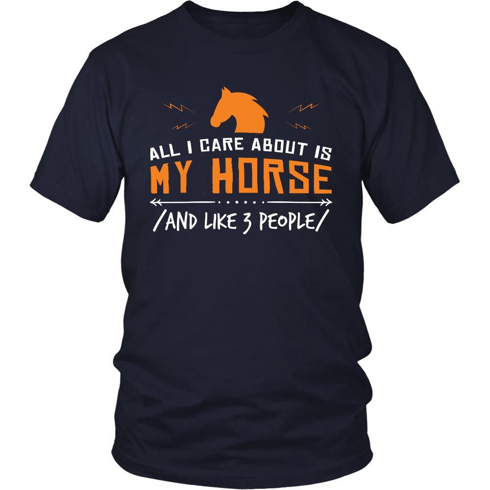 Horse Shirt - My Racing T-shirt - Animal Lover Gift-T-shirt-Teelime | shirts-hoodies-mugs