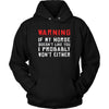 Horse Shirt - Warning - Animal Lover Gift-T-shirt-Teelime | shirts-hoodies-mugs