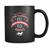 Horse Some grandmas knit real grandmas ride horses 11oz Black Mug-Drinkware-Teelime | shirts-hoodies-mugs