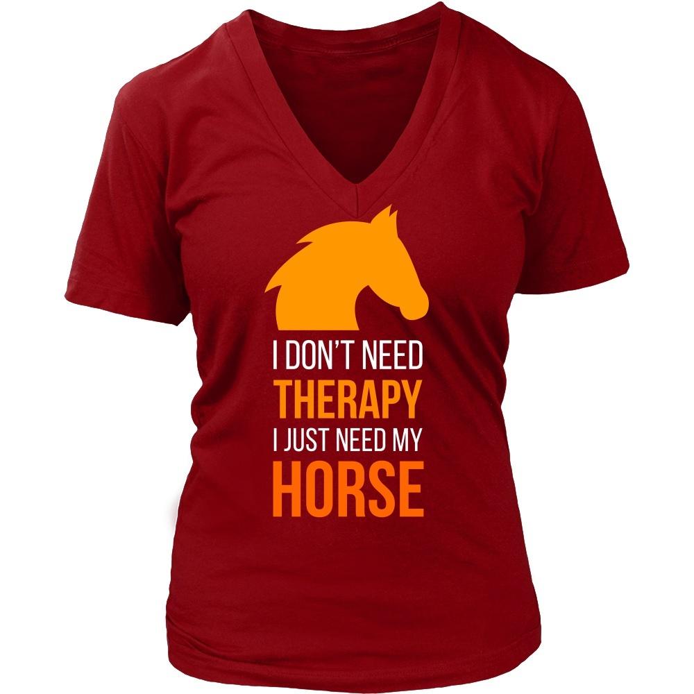 Horse T Shirt - I don't need therapy I just need my-T-shirt-Teelime | shirts-hoodies-mugs