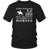 Horses Shirt Some Grandpas play bingo, real Grandpas ride Horses Family Hobby-T-shirt-Teelime | shirts-hoodies-mugs