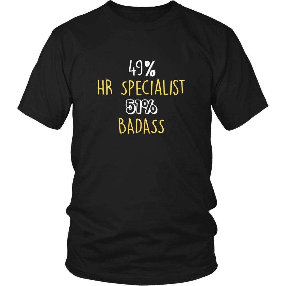 HR Specialist Shirt - 49% HR Specialist 51% Badass Profession-T-shirt-Teelime | shirts-hoodies-mugs