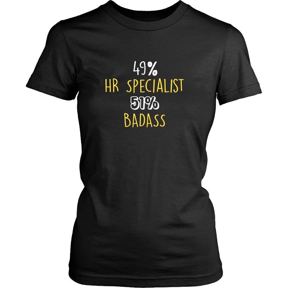 HR Specialist Shirt - 49% HR Specialist 51% Badass Profession-T-shirt-Teelime | shirts-hoodies-mugs