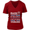 HR Specialist Shirt - Raise your hand if you love HR Specialist, if not raise your standards - Profession Gift-T-shirt-Teelime | shirts-hoodies-mugs