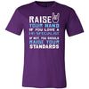 HR Specialist Shirt - Raise your hand if you love HR Specialist, if not raise your standards - Profession Gift-T-shirt-Teelime | shirts-hoodies-mugs