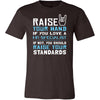 HR Specialist Shirt - Raise your hand if you love HR Specialist, if not raise your standards - Profession Gift-T-shirt-Teelime | shirts-hoodies-mugs