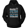 HR Specialist Shirt - Raise your hand if you love HR Specialist, if not raise your standards - Profession Gift-T-shirt-Teelime | shirts-hoodies-mugs