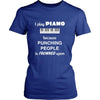 I play Piano because punching people is frowned upon T-shirt-T-shirt-Teelime | shirts-hoodies-mugs