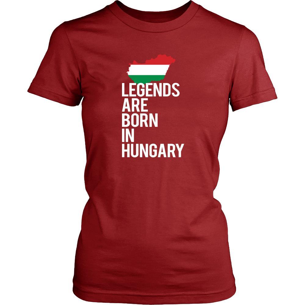 Hungary Shirt - Legends are born in Hungary - National Heritage Gift-T-shirt-Teelime | shirts-hoodies-mugs