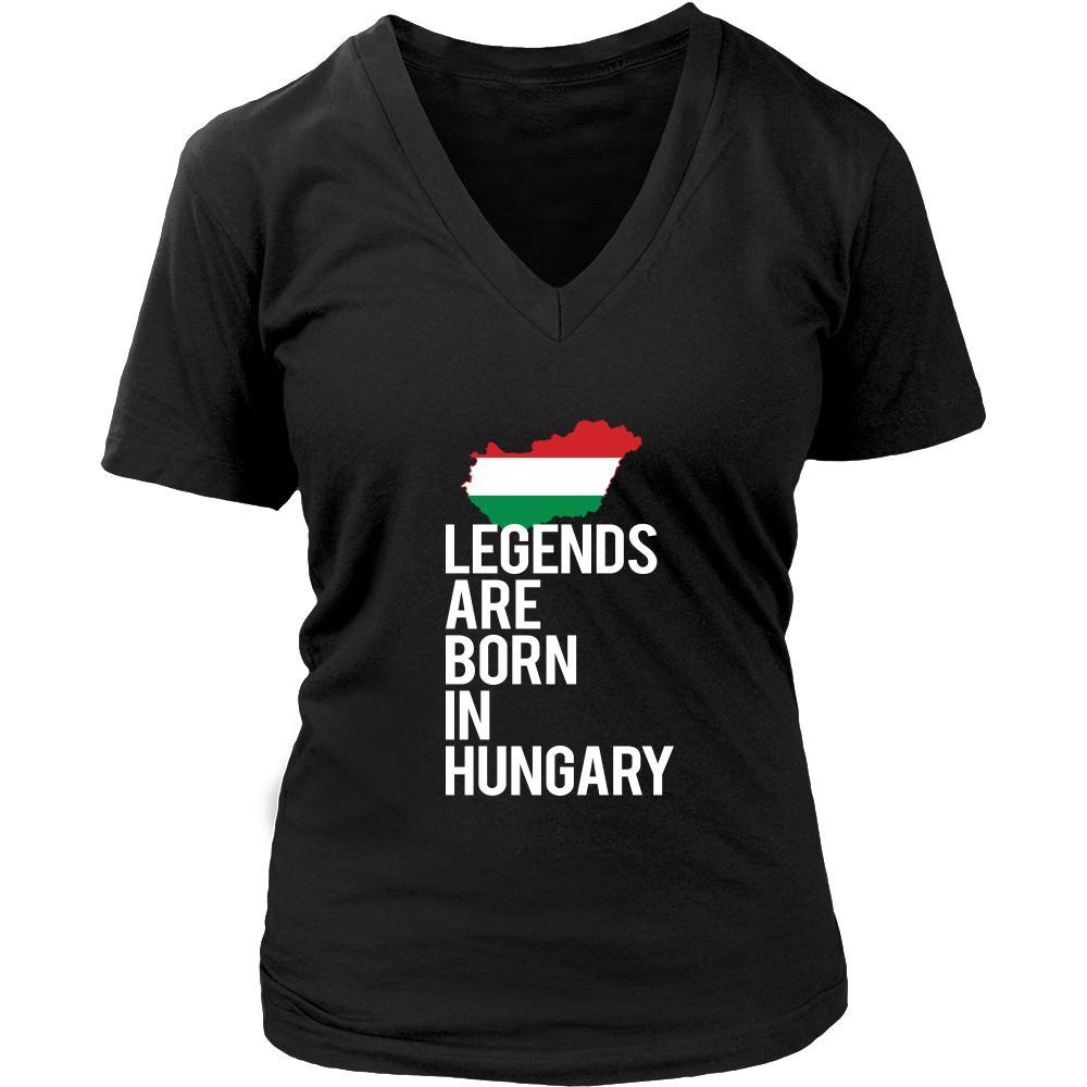 Hungary Shirt - Legends are born in Hungary - National Heritage Gift-T-shirt-Teelime | shirts-hoodies-mugs