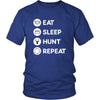 Hunting - Eat Sleep Hunt Repeat - Hunting Hobby Shirt-T-shirt-Teelime | shirts-hoodies-mugs