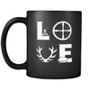 Hunting - LOVE Hunting - 11oz Black Mug-Drinkware-Teelime | shirts-hoodies-mugs
