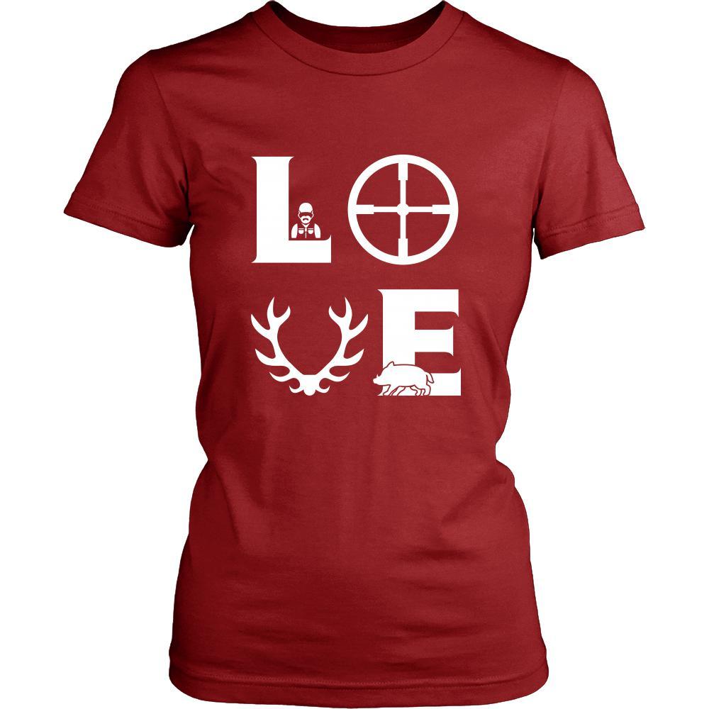 Hunting - LOVE Hunting - Hunter Hobby Shirt-T-shirt-Teelime | shirts-hoodies-mugs