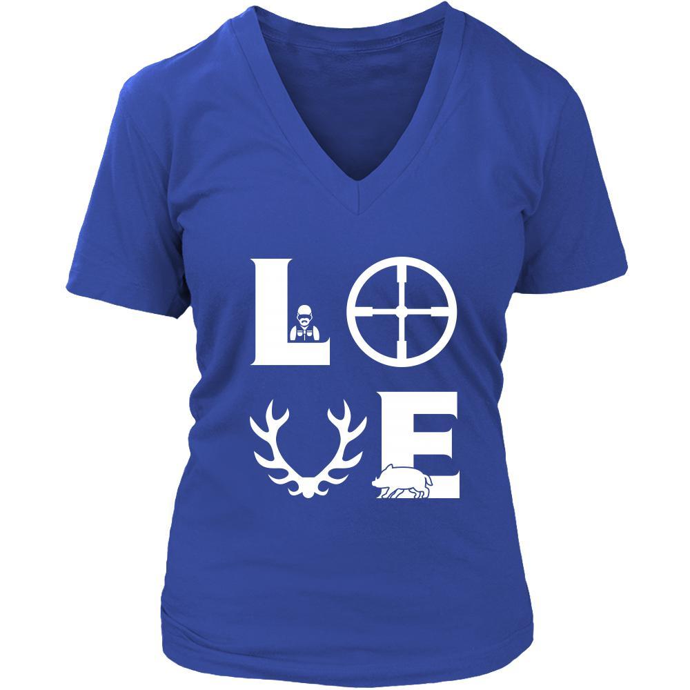Hunting - LOVE Hunting - Hunter Hobby Shirt-T-shirt-Teelime | shirts-hoodies-mugs