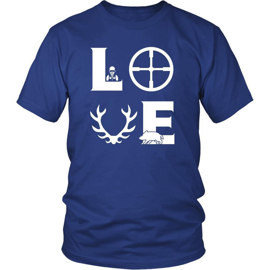 Hunting - LOVE Hunting - Hunter Hobby Shirt-T-shirt-Teelime | shirts-hoodies-mugs