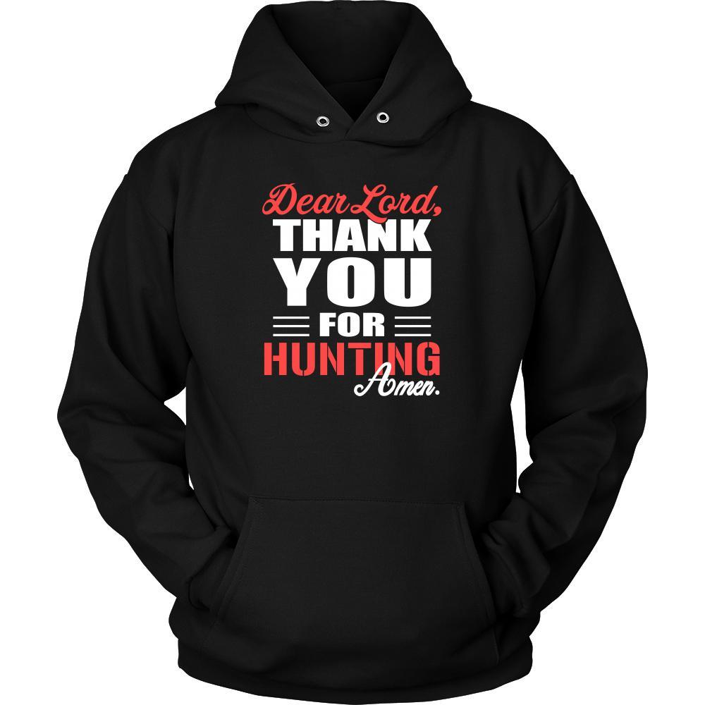 Hunting Shirt - Dear Lord, thank you for Hunting Amen- Hobby-T-shirt-Teelime | shirts-hoodies-mugs