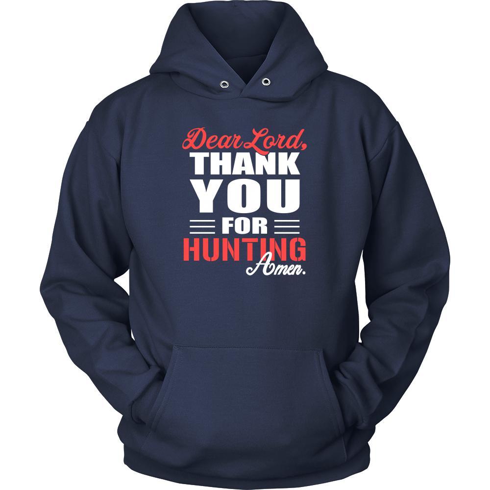 Hunting Shirt - Dear Lord, thank you for Hunting Amen- Hobby-T-shirt-Teelime | shirts-hoodies-mugs