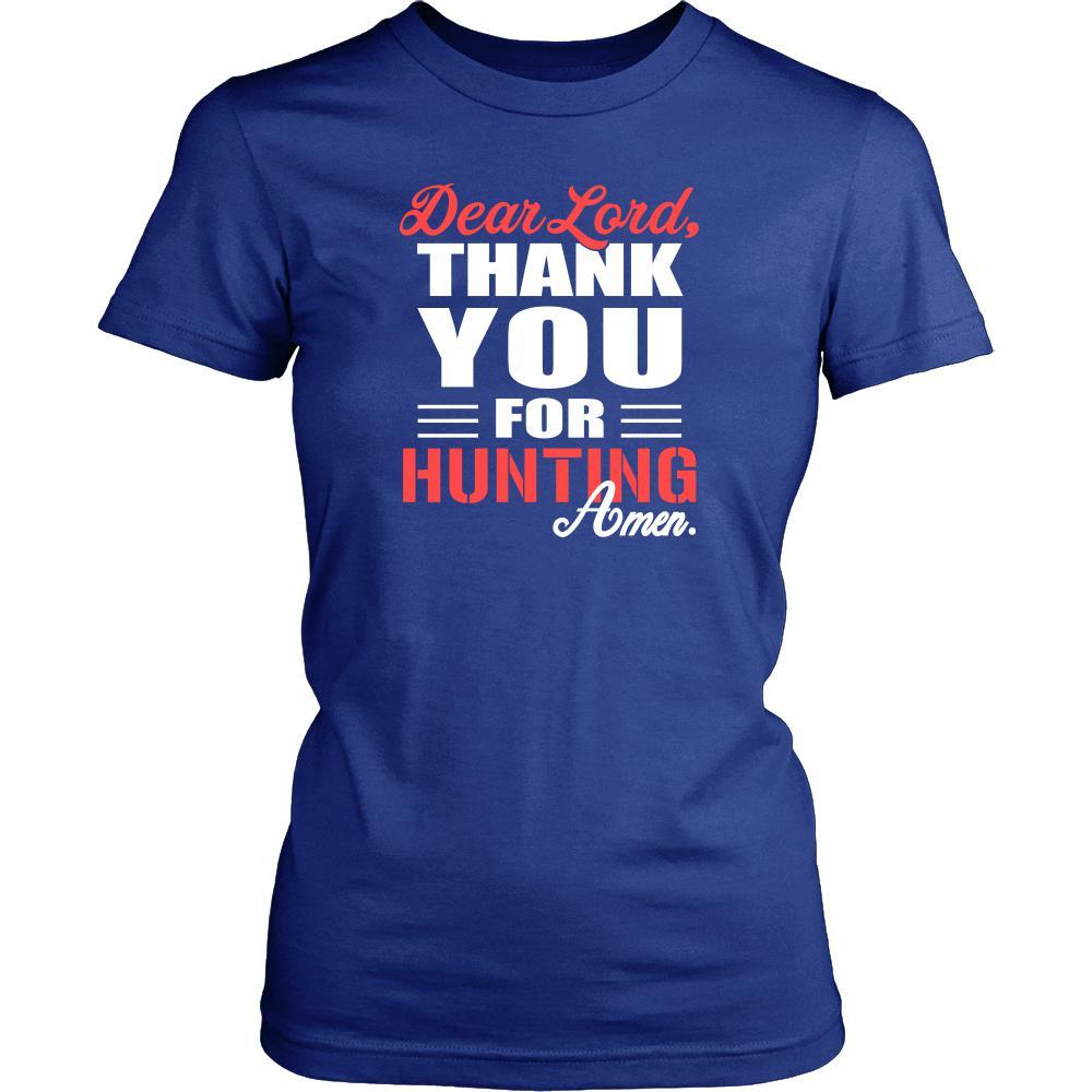 Hunting Shirt - Dear Lord, thank you for Hunting Amen- Hobby-T-shirt-Teelime | shirts-hoodies-mugs