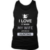 Hunting Shirt - I love it when my wife lets me go Hunting - Hobby Gift-T-shirt-Teelime | shirts-hoodies-mugs