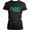 Husky Shirt - This is my Husky hair shirt - Dog Lover Gift-T-shirt-Teelime | shirts-hoodies-mugs