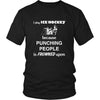 Ice Hockey - I play Ice Hockey because punching people is frowned upon - Sport Shirt-T-shirt-Teelime | shirts-hoodies-mugs