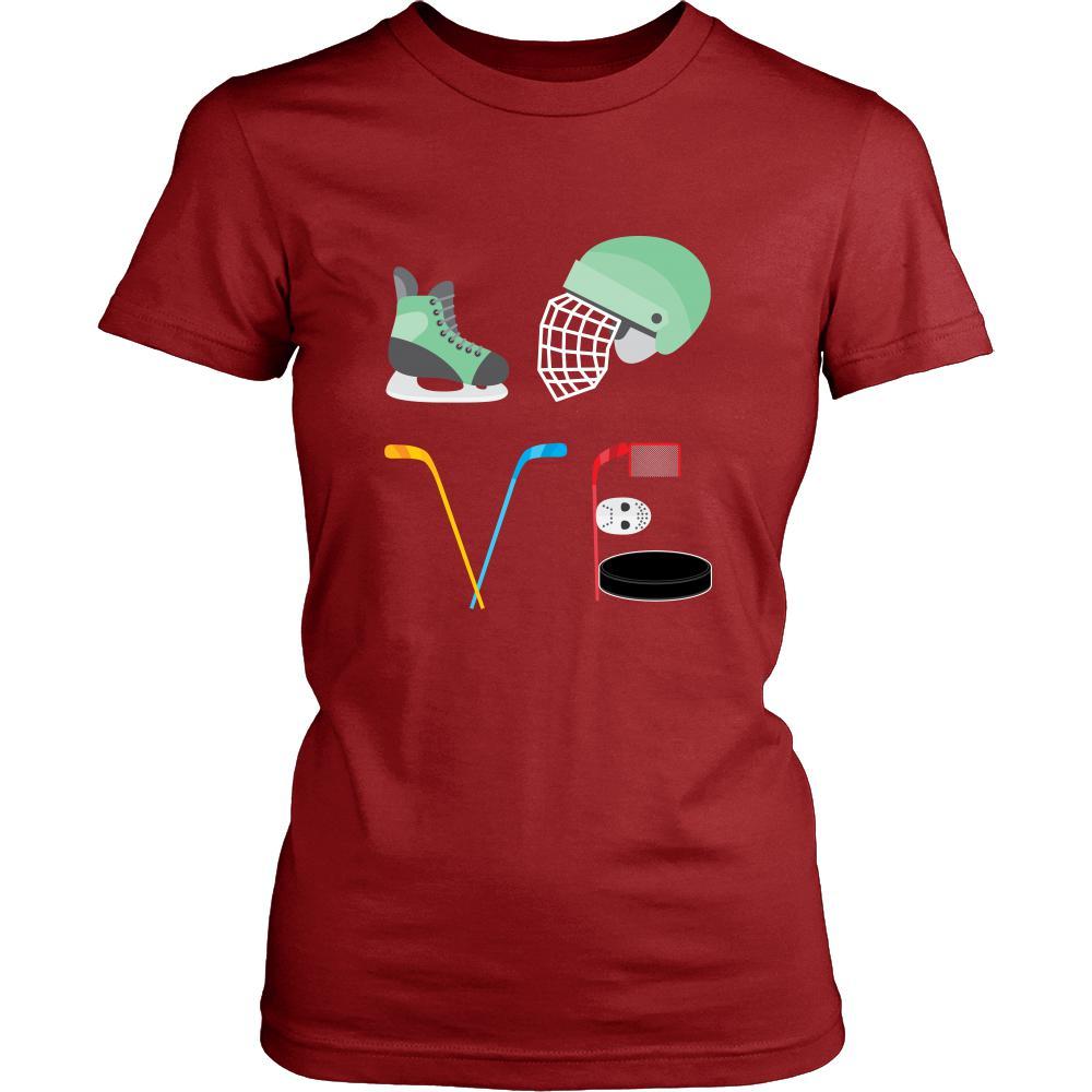 Ice Hockey - LOVE Ice Hockey - Sport Player Shirt-T-shirt-Teelime | shirts-hoodies-mugs