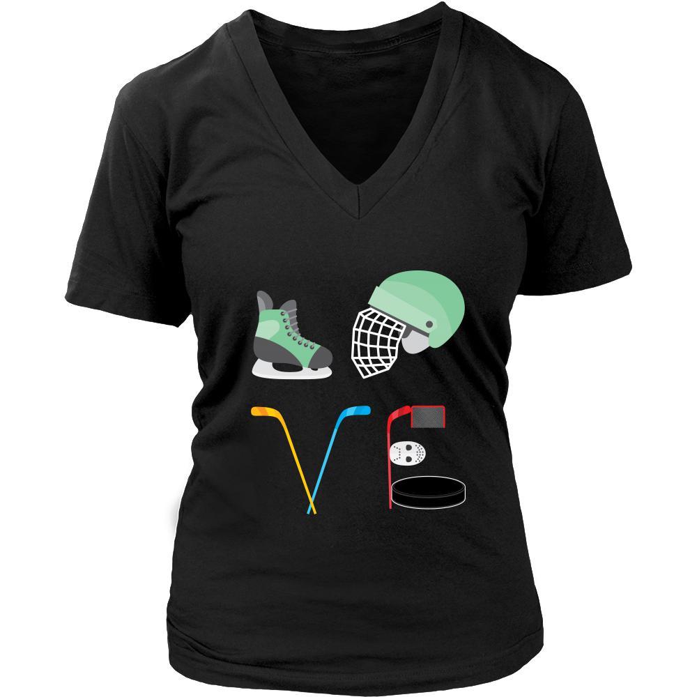 Ice Hockey - LOVE Ice Hockey - Sport Player Shirt-T-shirt-Teelime | shirts-hoodies-mugs