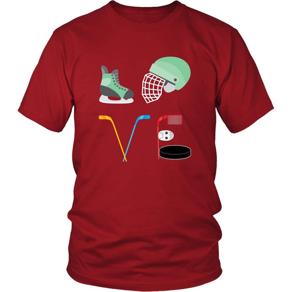 Ice Hockey - LOVE Ice Hockey - Sport Player Shirt-T-shirt-Teelime | shirts-hoodies-mugs
