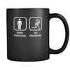 Ice Hockey Player - Your husband My husband - 11oz Black Mug-Drinkware-Teelime | shirts-hoodies-mugs