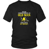 Ice Hockey Shirt - Never underestimate an old man who loves ice hockey Grandfather Sport Gift-T-shirt-Teelime | shirts-hoodies-mugs