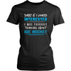 Ice Hockey Shirt - Sorry If I Looked Interested, I think about Ice Hockey - Sport Gift-T-shirt-Teelime | shirts-hoodies-mugs