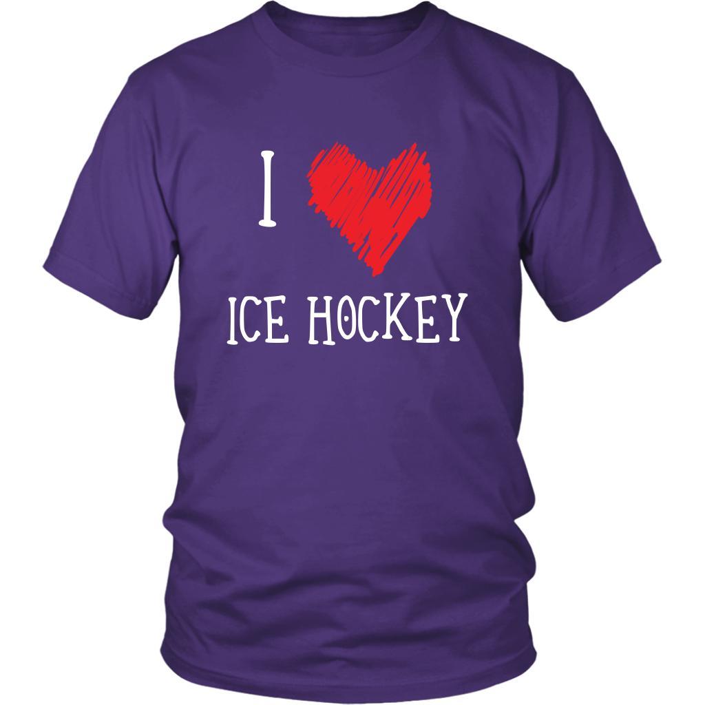 Ice Hockey t-shirt - Love Ice Hockey - Sport apparel Gift-T-shirt-Teelime | shirts-hoodies-mugs