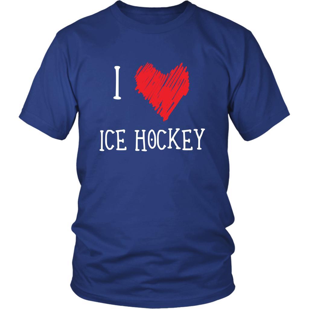 Ice Hockey t-shirt - Love Ice Hockey - Sport apparel Gift-T-shirt-Teelime | shirts-hoodies-mugs