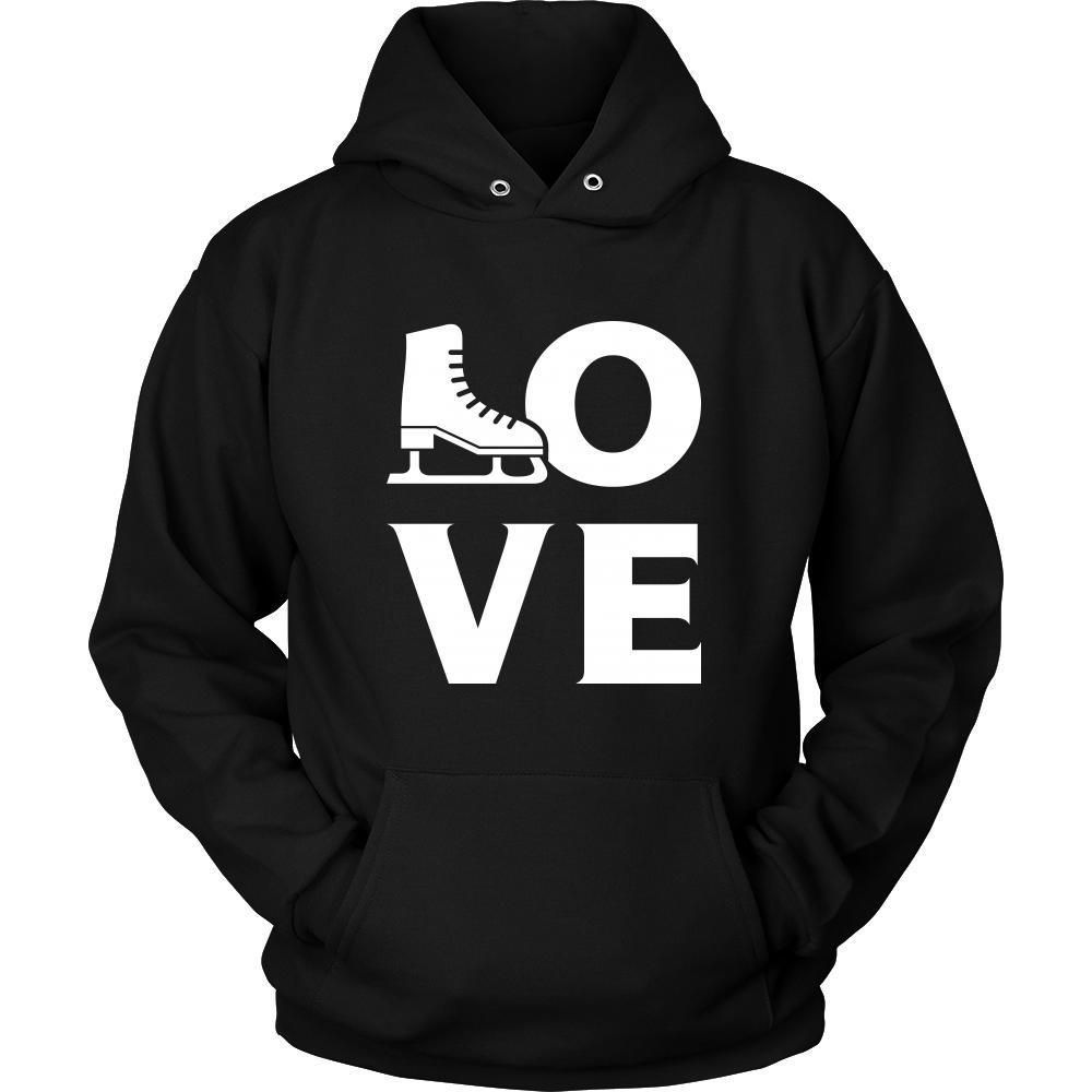 Ice skating - LOVE Ice skating - Skate Hobby Shirt-T-shirt-Teelime | shirts-hoodies-mugs