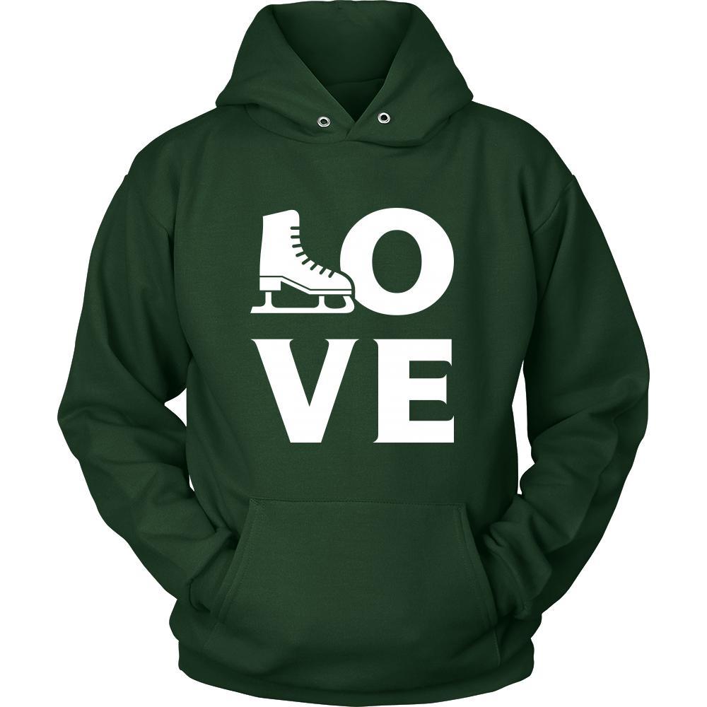 Ice skating - LOVE Ice skating - Skate Hobby Shirt-T-shirt-Teelime | shirts-hoodies-mugs