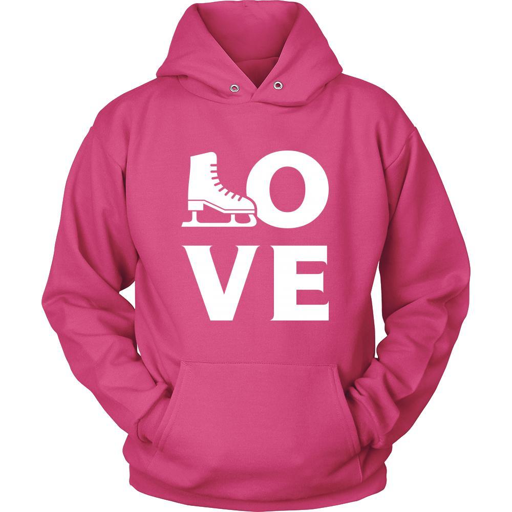 Ice skating - LOVE Ice skating - Skate Hobby Shirt-T-shirt-Teelime | shirts-hoodies-mugs
