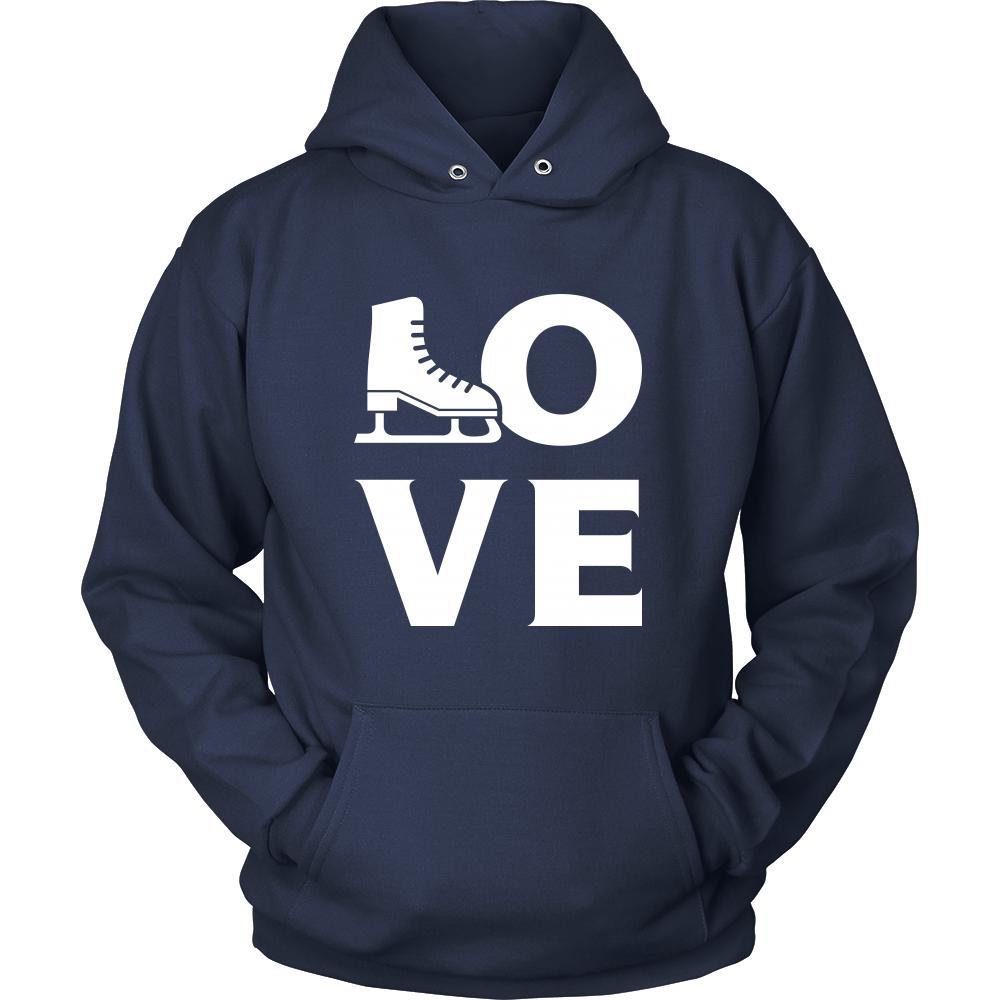 Ice skating - LOVE Ice skating - Skate Hobby Shirt-T-shirt-Teelime | shirts-hoodies-mugs