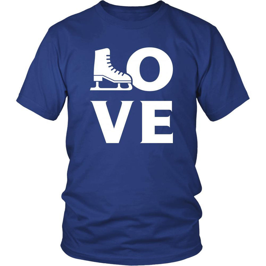 Ice skating - LOVE Ice skating - Skate Hobby Shirt-T-shirt-Teelime | shirts-hoodies-mugs