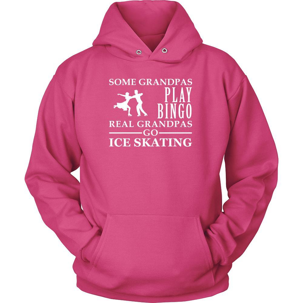 Ice Skating Shirt Some Grandpas play bingo, real Grandpas go Ice Skating Family Hobby-T-shirt-Teelime | shirts-hoodies-mugs