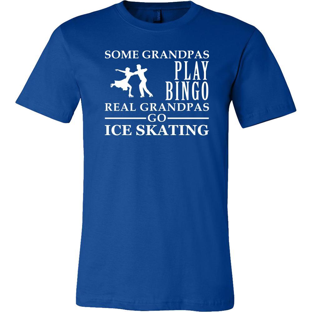 Ice Skating Shirt Some Grandpas play bingo, real Grandpas go Ice Skating Family Hobby-T-shirt-Teelime | shirts-hoodies-mugs