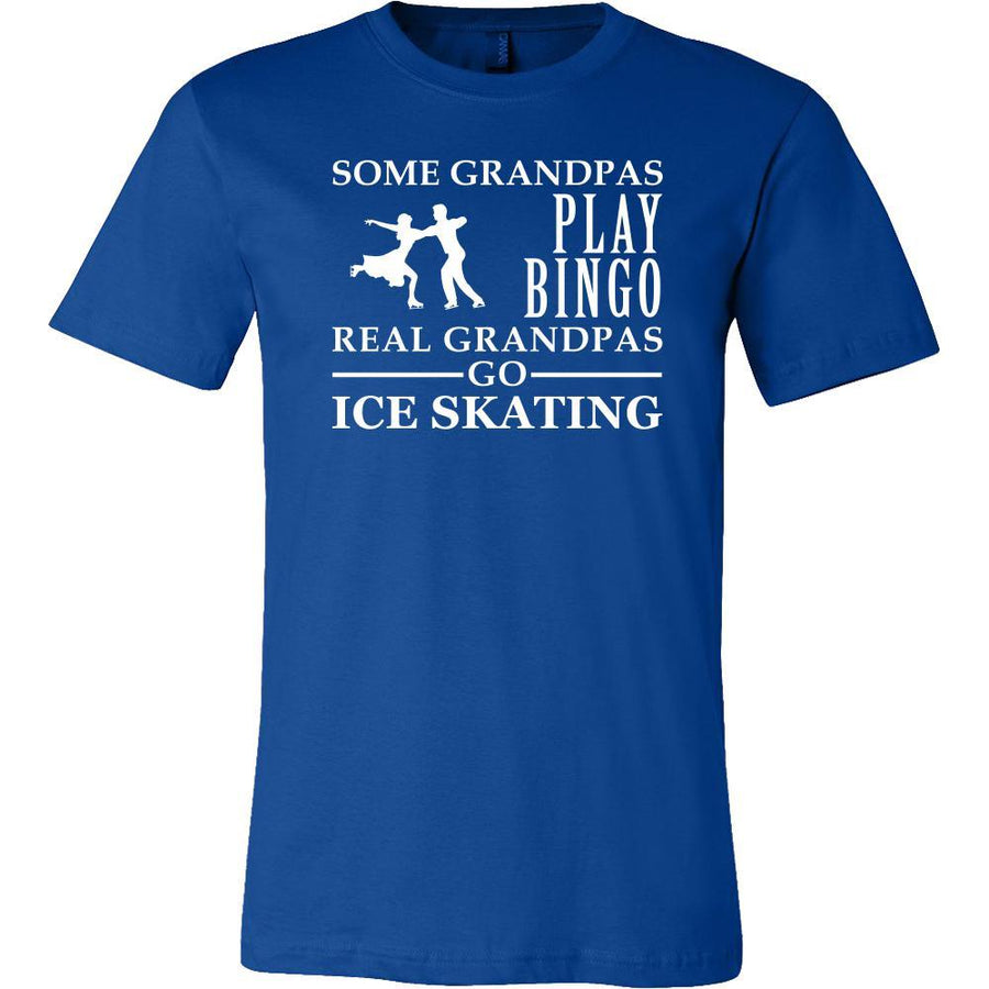 Ice Skating Shirt Some Grandpas play bingo, real Grandpas go Ice Skating Family Hobby-T-shirt-Teelime | shirts-hoodies-mugs