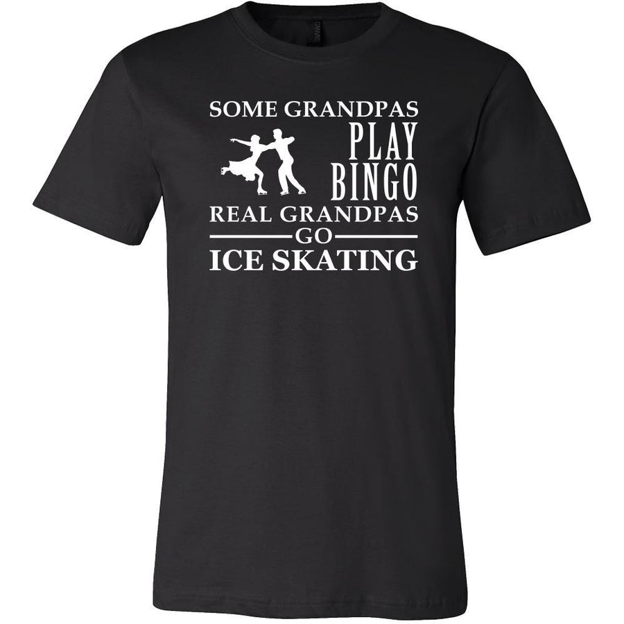 Ice Skating Shirt Some Grandpas play bingo, real Grandpas go Ice Skating Family Hobby-T-shirt-Teelime | shirts-hoodies-mugs