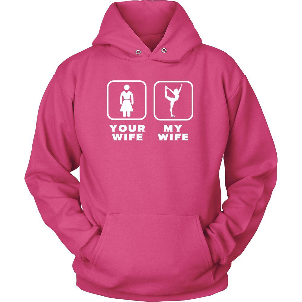 Iceskating - Your wife My wife - Father's Day Sport Shirt-T-shirt-Teelime | shirts-hoodies-mugs