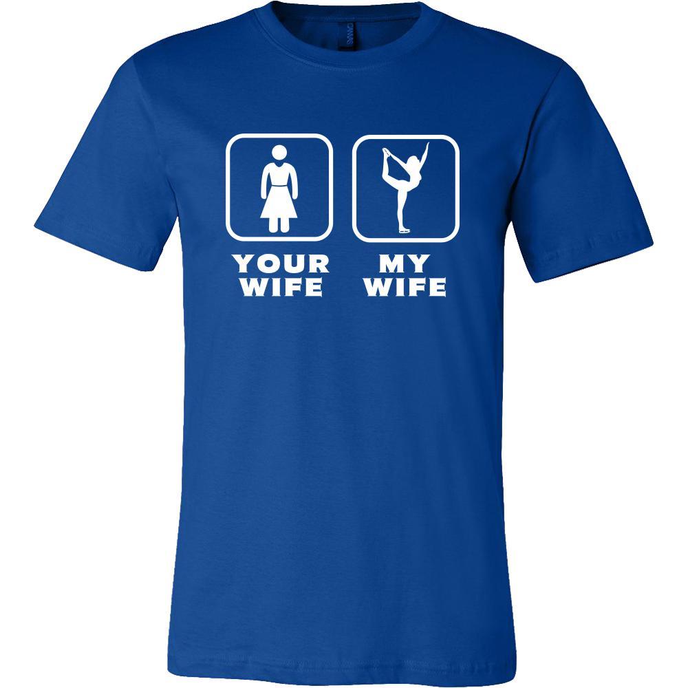 Iceskating - Your wife My wife - Father's Day Sport Shirt-T-shirt-Teelime | shirts-hoodies-mugs