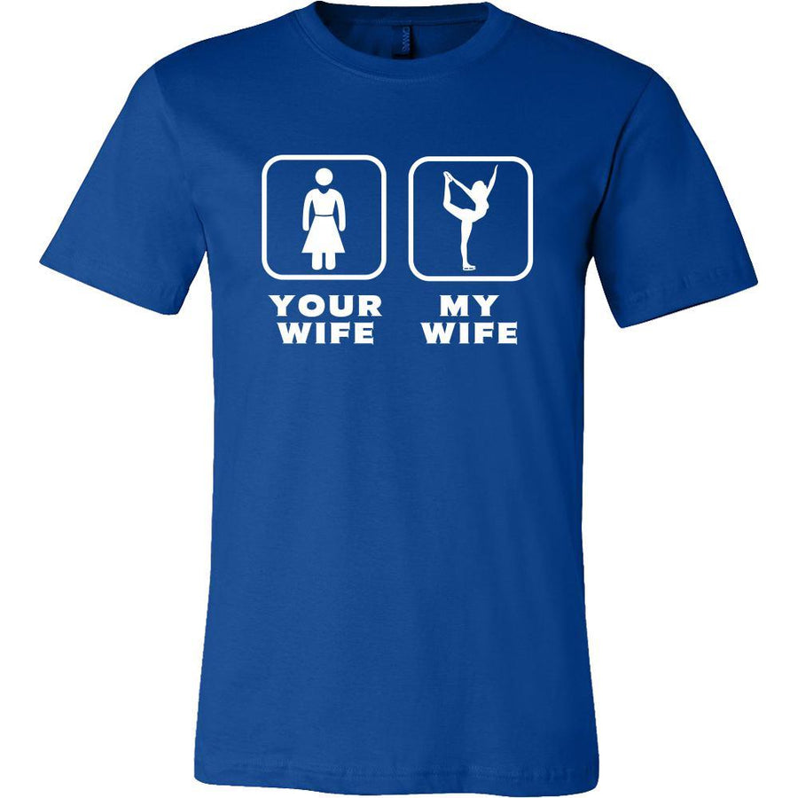 Iceskating - Your wife My wife - Father's Day Sport Shirt-T-shirt-Teelime | shirts-hoodies-mugs