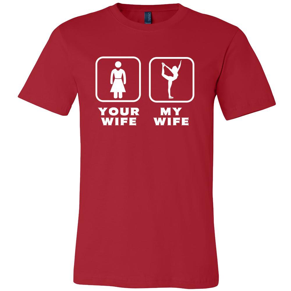 Iceskating - Your wife My wife - Father's Day Sport Shirt-T-shirt-Teelime | shirts-hoodies-mugs