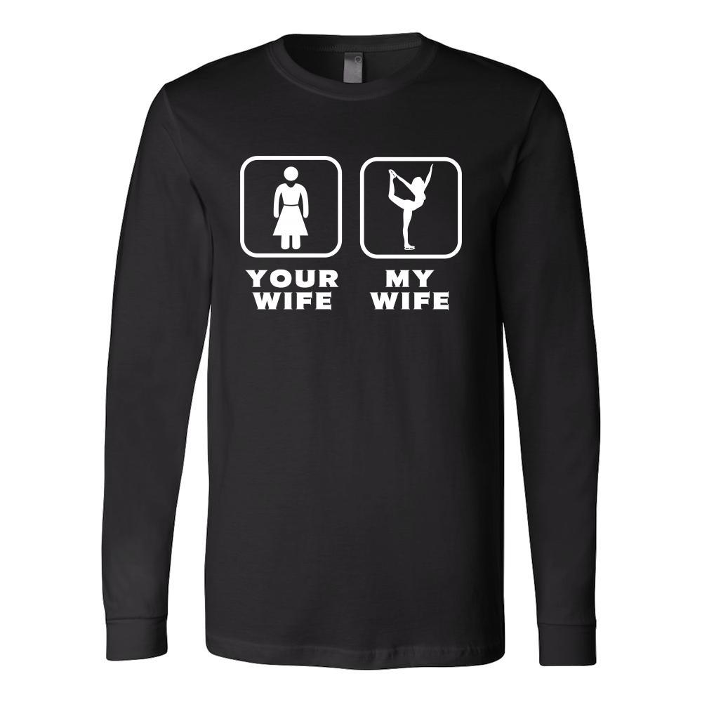 Iceskating - Your wife My wife - Father's Day Sport Shirt-T-shirt-Teelime | shirts-hoodies-mugs